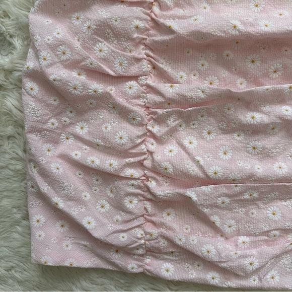 Princess Polly Dress Back To Paris Mini Ruffle Floral Pink 8 - Picture 7 of 12